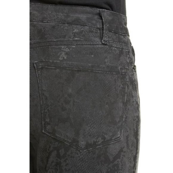 Frame Le Skinny de Jeanne Python Print Jeans Denim - Picture 8 of 9